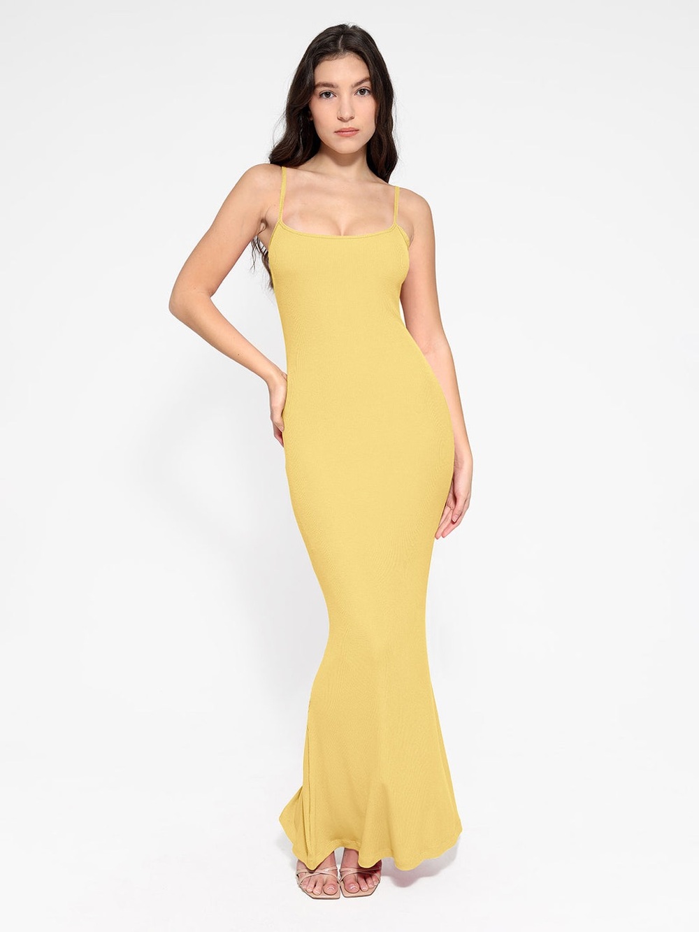 Popilush Shapewear Modal Slimming Maxi Slip Dress